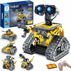 Sillbird Roboter Kinder für Jungen, 5-in-1-Roboticset mit App-Fernsteuerung 🤖