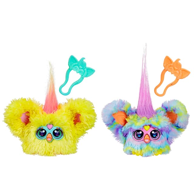 🐣🌸 Furby Furblets Frühling Plüschspielzeug 2er-Pack, Lila 2er Pack SONNENSCHEIN - Osterspielzeug!
