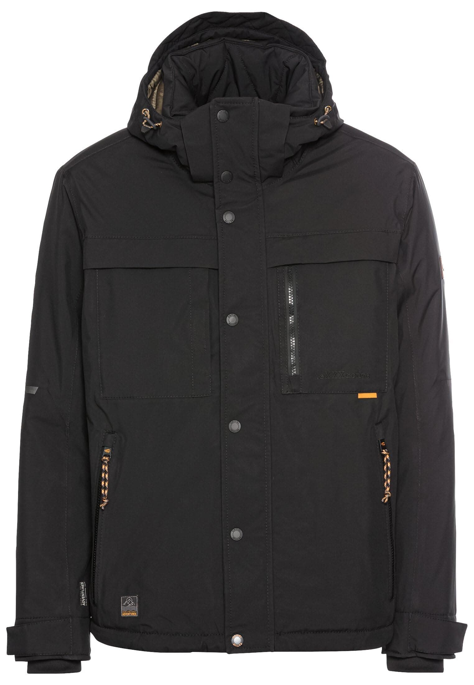 🔥 Angebot: camel active Herren teXXXactive® Funktionsjacke mit Abnehmbarer Kapuze 32 Schwarz