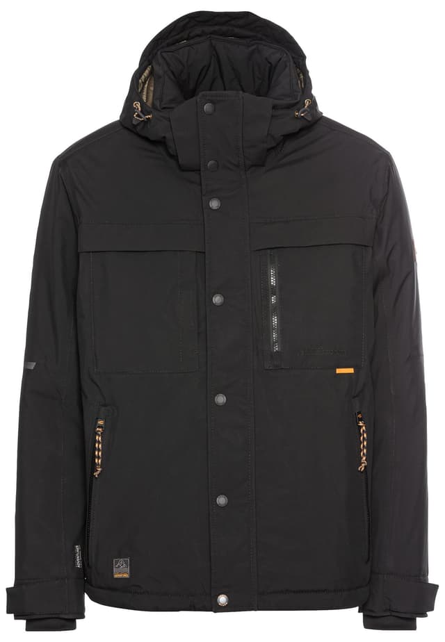 🔥 Angebot: camel active Herren teXXXactive® Funktionsjacke mit Abnehmbarer Kapuze 32 Schwarz