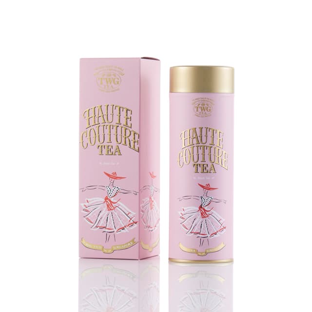 TWG Tea | Haute Couture Schwarzer Tee | Karamell & Rose | 100g Dose - Geschenkset 🌹☕🎁