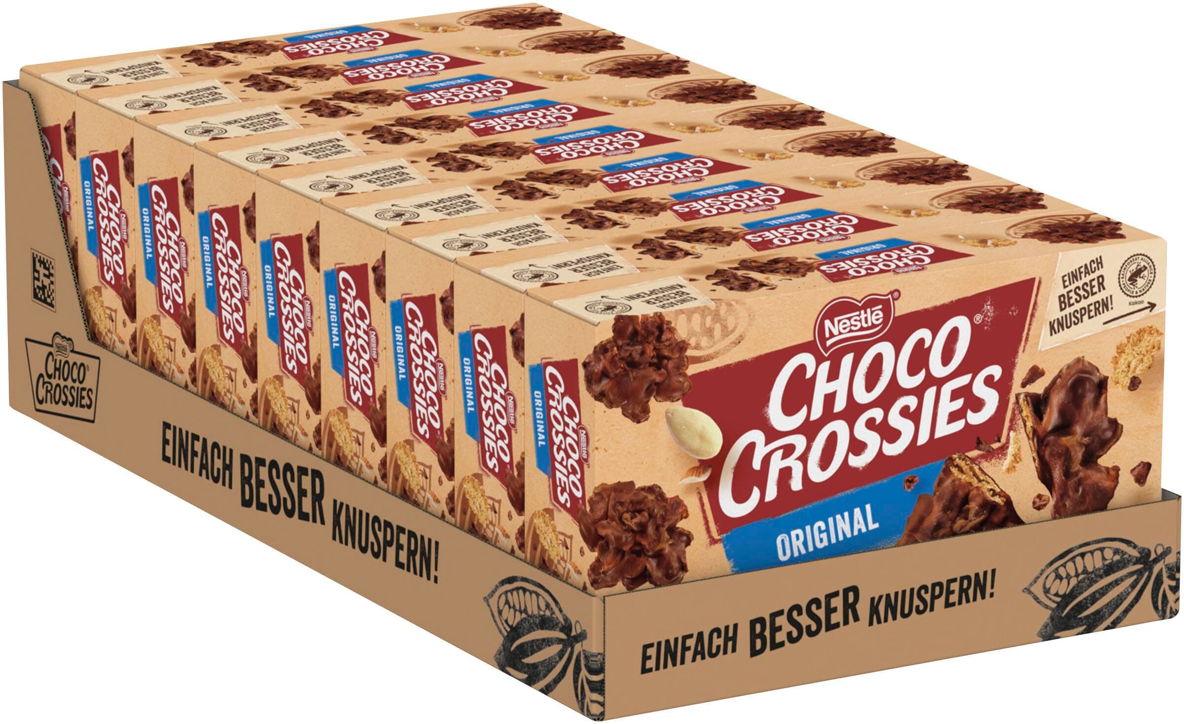 🍫 Nestlé CHOCO CROSSIES Original 9er Pack - Knuspriger Schokoladenspaß!
