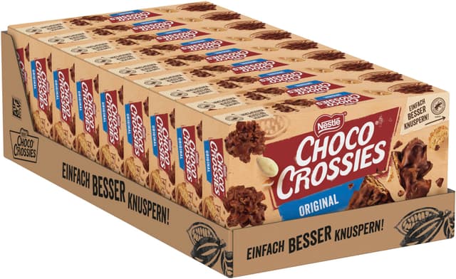 🍫 Nestlé CHOCO CROSSIES Original 9er Pack - Knuspriger Schokoladenspaß!