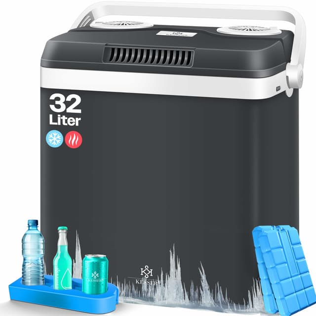 🌬️ KESSER® Kühlbox Thermobox 32Liter | Thermo-Elektrische Kühlbox | KÜHLT und WÄRMT