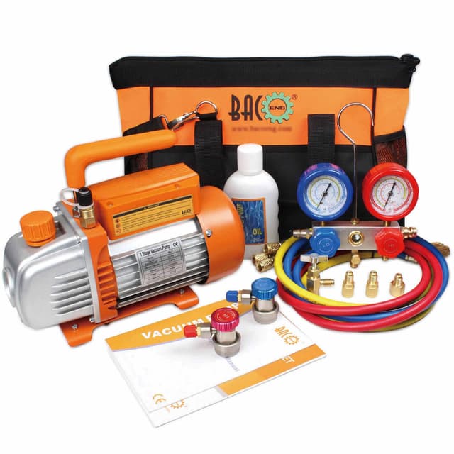 BACOENG Vakuumpumpe Klimaanlage Set 🌬️ für HVAC/Auto AC Kältemittelaufladung