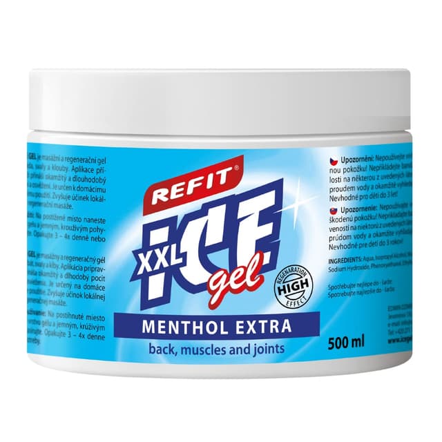 REFIT® Ice Gel Menthol Extra XXL 500 ml – Extra Schmerzgel 😎