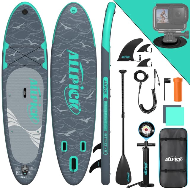 ALLPICK Premium SUP Board Set - Aufblasbares Stand Up Paddling Board 🌊🏄‍♂️