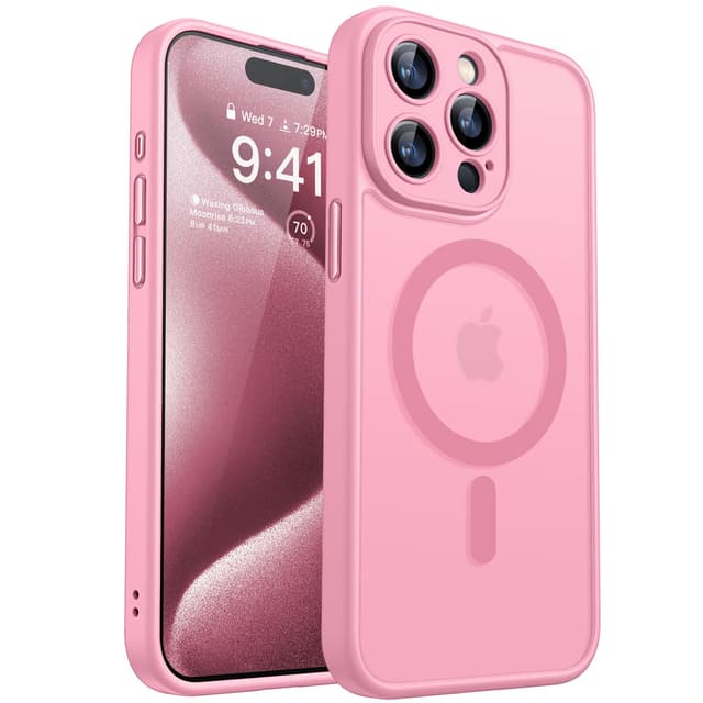CANSHN 2024 Neu für iPhone 15 Pro Max Hülle mit Kameraschutz für Magsafe 📱🔒