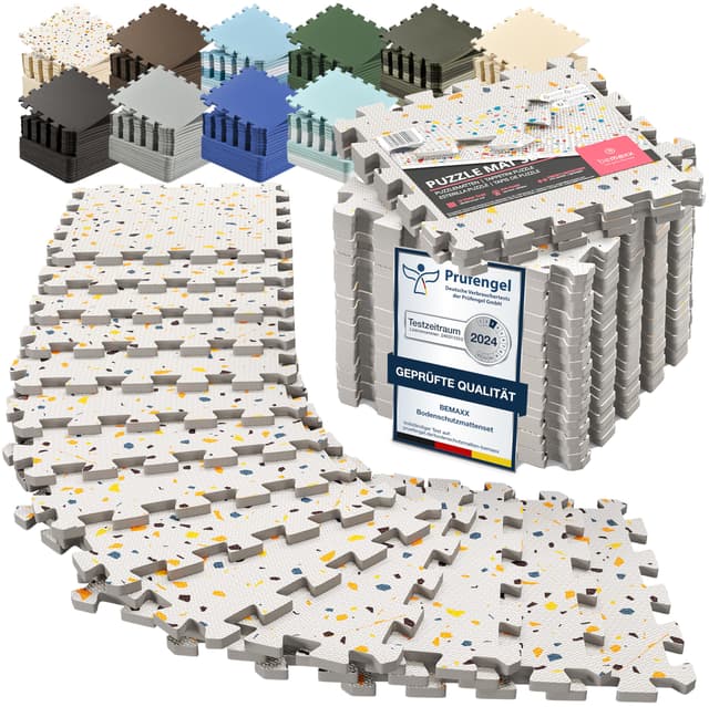 Schutzmatten Bodenschutzmatte Set Sportmatte Gymnastikmatte Puzzlematte 🧩 Fitnessmatte Turnmatte