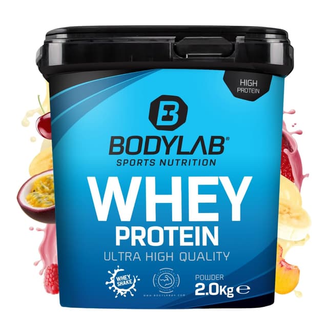 Angebot: Bodylab24 Whey Protein Pulver, Fruchtmix, 2kg 🏋️‍♂️💪