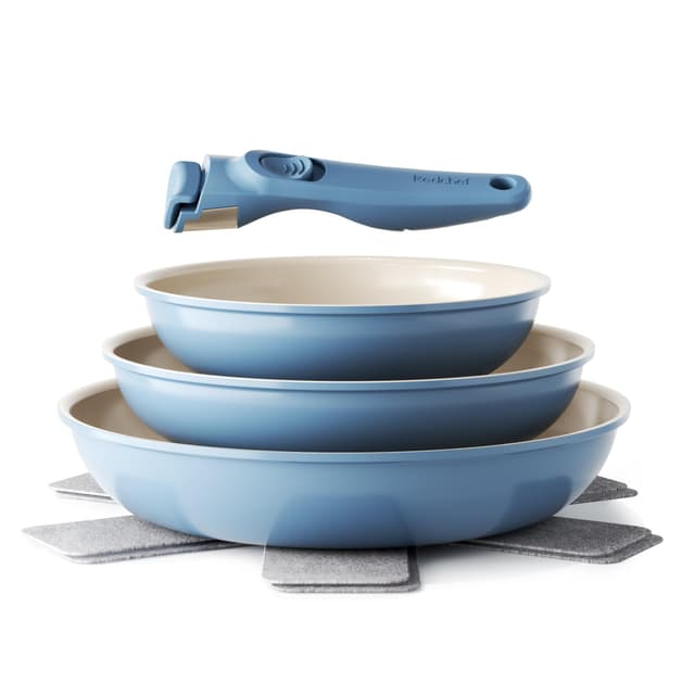 🔥 Angebot: Redchef Pfannenset mit Abnehmbarer Griff, Pfanne Induktion, Keramikpfanne 🍳