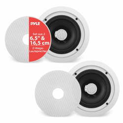 Pyle Deckeneinbaulautsprecher, 250W- Deckenlautsprecher 🎵