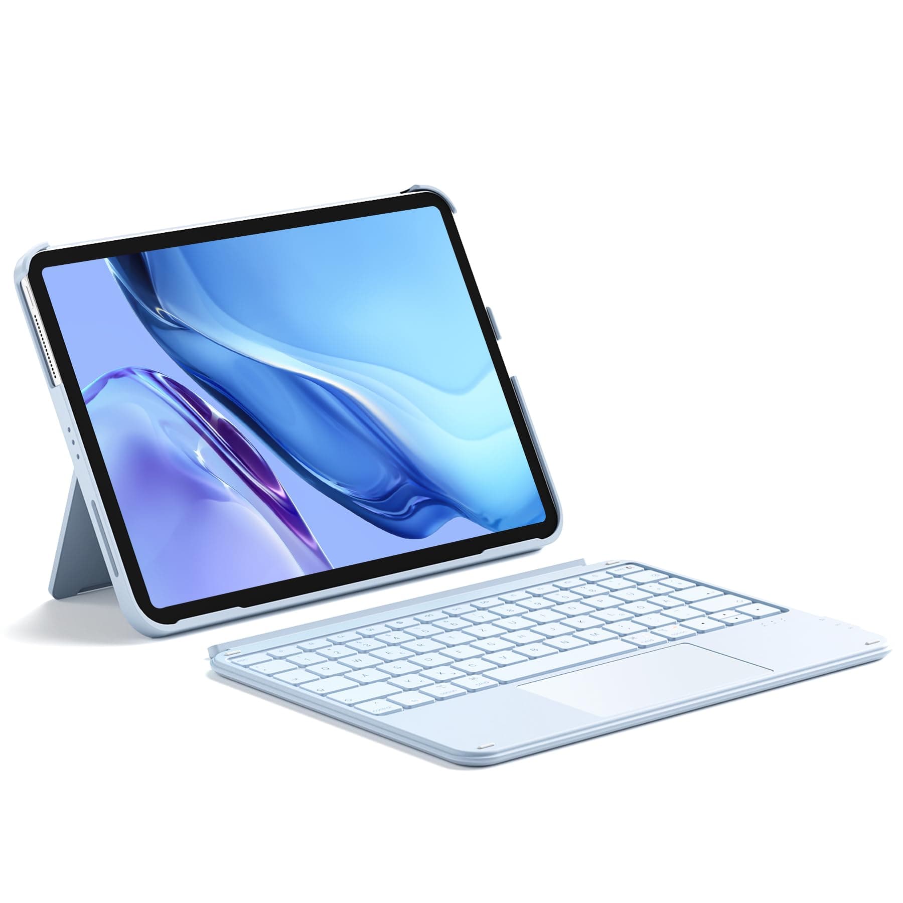 Inateck Hülle mit Tastatur für iPad 10/11 Generation A16 2025 11 Zoll blau 💼📱