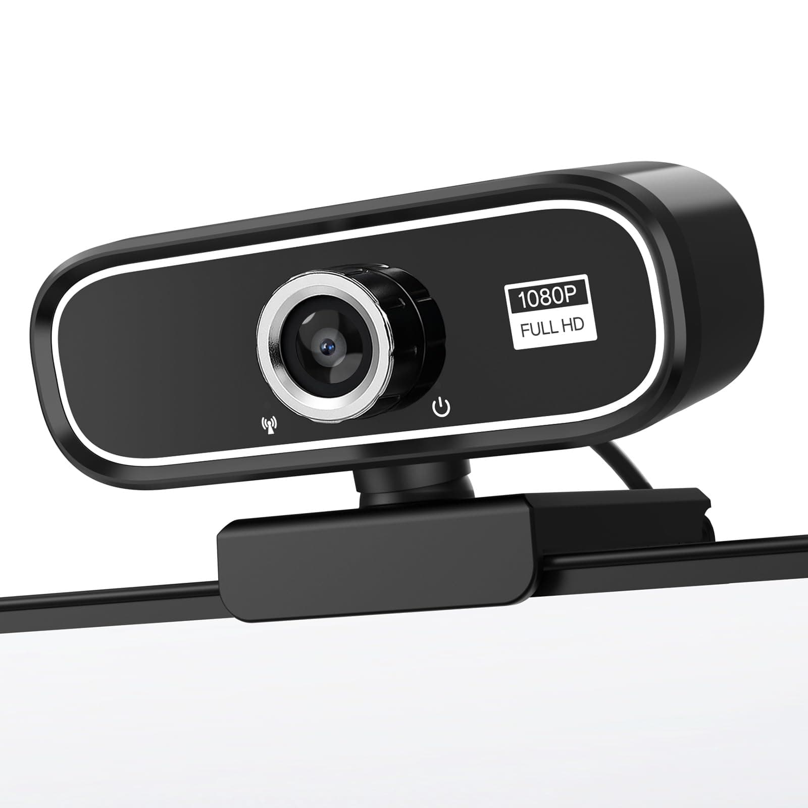 Webcam Full HD 1080P mit Mikrofon und 110° Weitwinkelansicht 😎