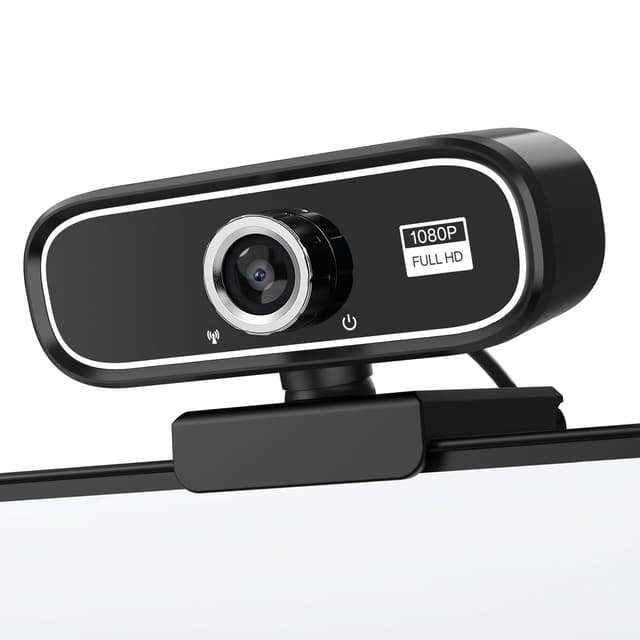 Webcam Full HD 1080P mit Mikrofon und 110° Weitwinkelansicht 😎