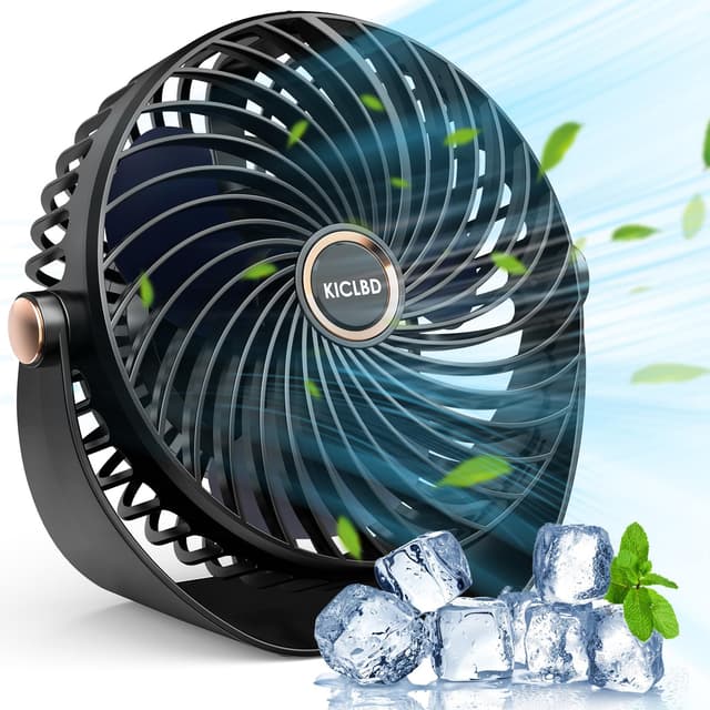 Angebot: KICLBD USB Ventilator Tischventilator, Mini Ventilator Handventilator 😎