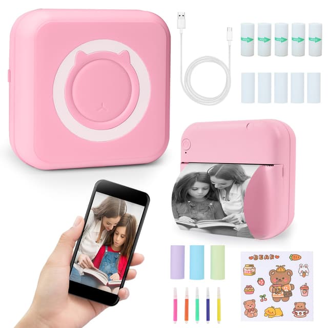 ZAKVOP Mini Drucker für Smartphone - Mini Pocket Printer 📸