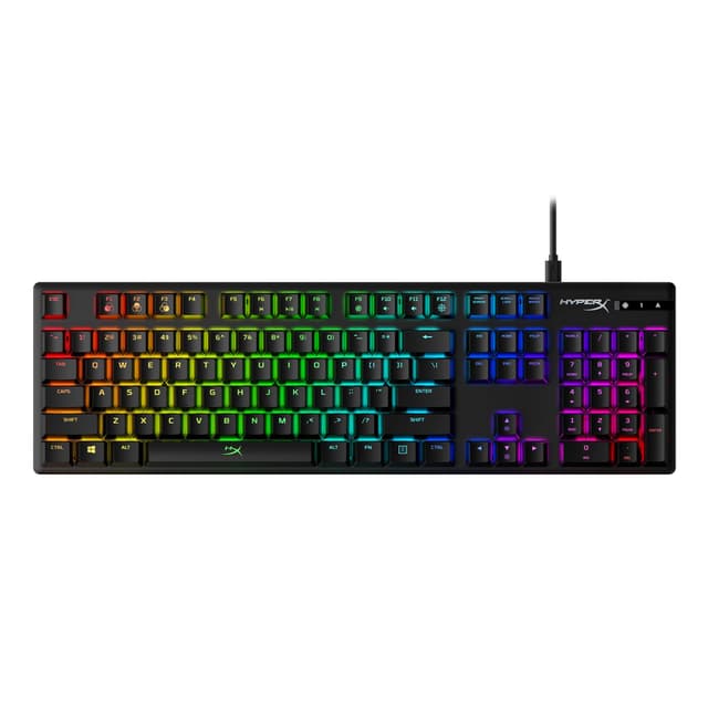 🎮 HyperX Alloy Origins Gaming-Tastatur mit HyperX Blue Switches, RGB-Beleuchtung und Aluminium-Gehäuse