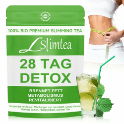 🍵 Detox Tee für Abnehmen – 28 Tage Abnehmentee für Entgiftung und Fettverbrennung