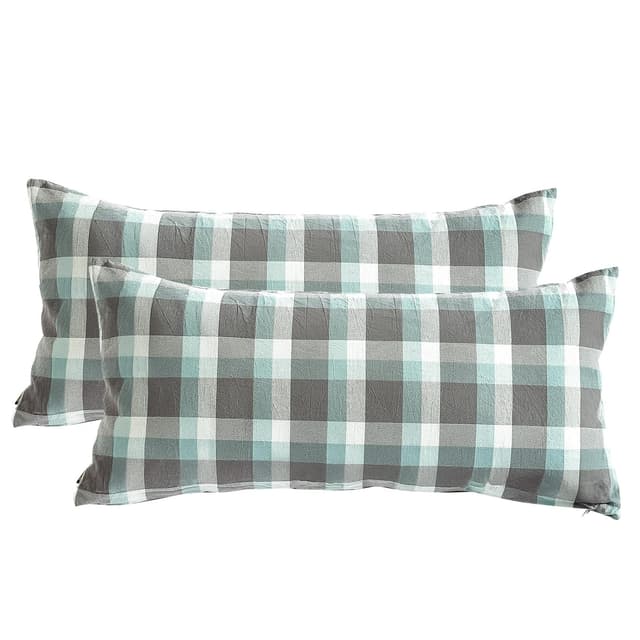🌟 SOULFUL Kissenbezüge 40x80 aus 100% gewaschener Baumwolle 🛏️