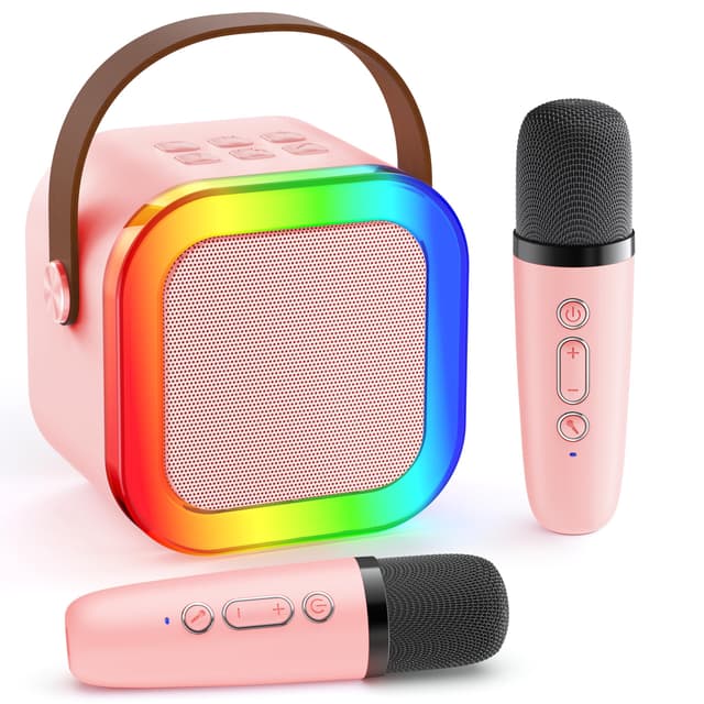 Karaoke Maschine Kinder, Geschenk für Mädchen 3-12 Jahre 🎤