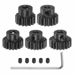 🚗 QUARKZMAN M1 Ritzel Set 5mm Welle 15T 16T 17T 18T 19T aus gehärtetem Stahl 🛠️