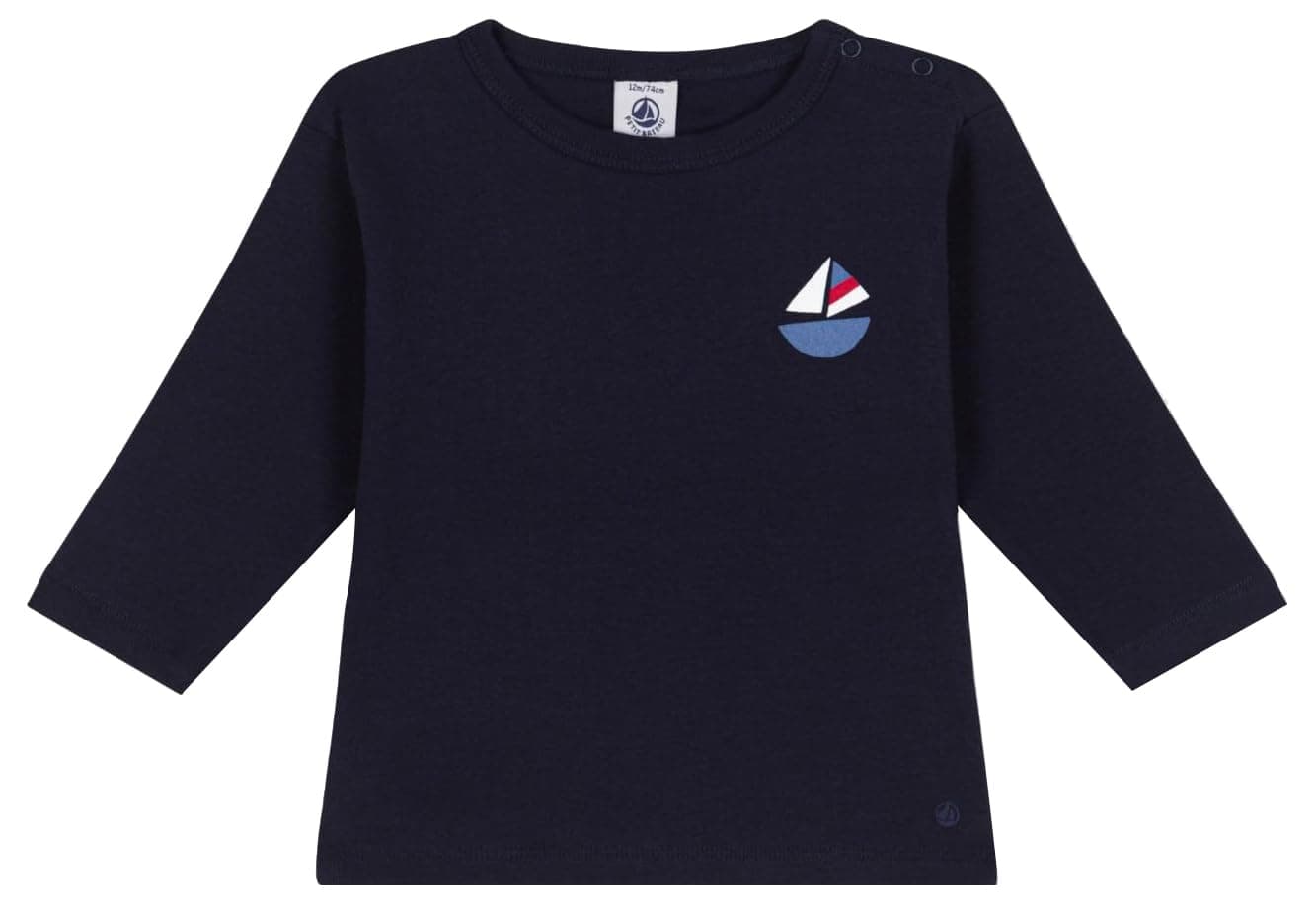 👶👕 Angebot: Petit Bateau Baby-Jungen Langarm-T-Shirt 3 Monate Smoking