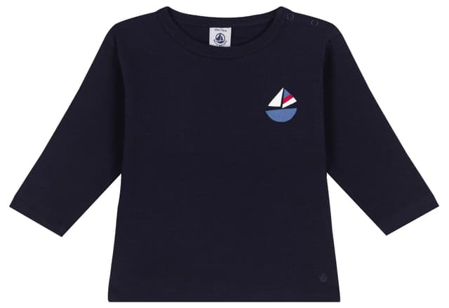 👶👕 Angebot: Petit Bateau Baby-Jungen Langarm-T-Shirt 3 Monate Smoking