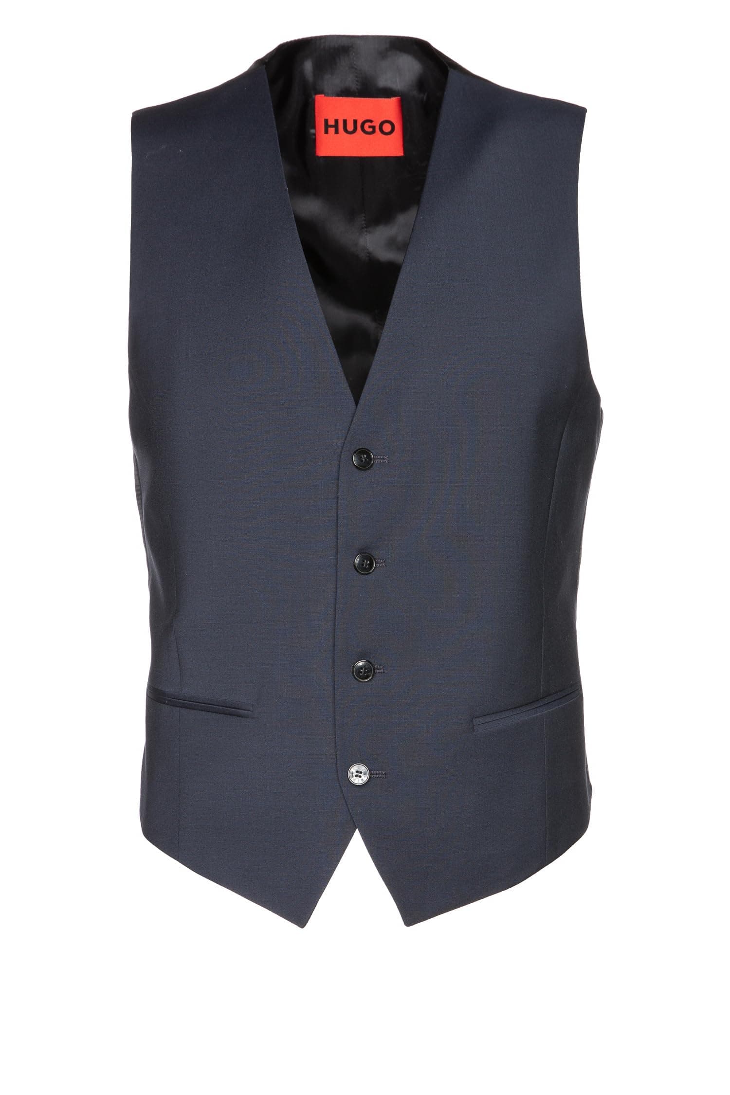 🧥🔵 HUGO Herren Jacken 52 Dunkelblau 405 - 74% Schurwolle