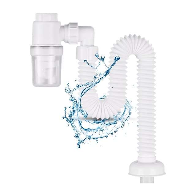🌟 Gohytal 1/4 Zoll Siphon - Platzsparendes und Geruchsdichtes Design! 🚿