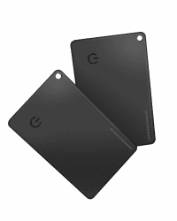 🔍🔋🔒 RUIZHI Geldbörsen Tracker Karte kompatibel mit Find My App - Dünne Smartcard IP67 - 2er Pack