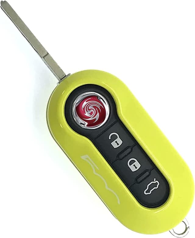 🔑 Nordecco Fiat 500 Schlüsselhülle Gelb - Weiß | 15.19€