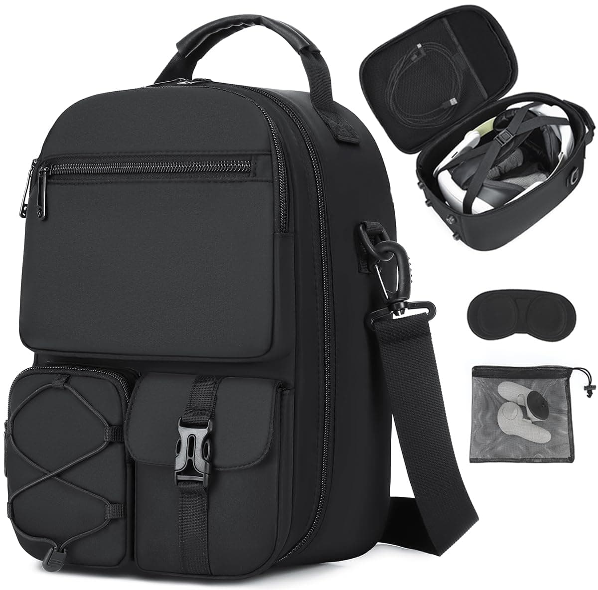 🎮 FRETHIND Tragetasche für Meta Quest 3/3S/Oculus Quest 2 🎒