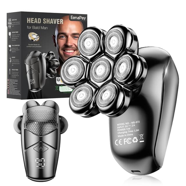 🔥 Super Angebot: Elektrischer Glatzen Rasierer für Herren 🪒