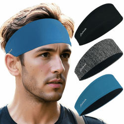 Sport Stirnbänder für Damen und Herren - 3er Pack 🏃‍♂️🧘‍♀️🏀