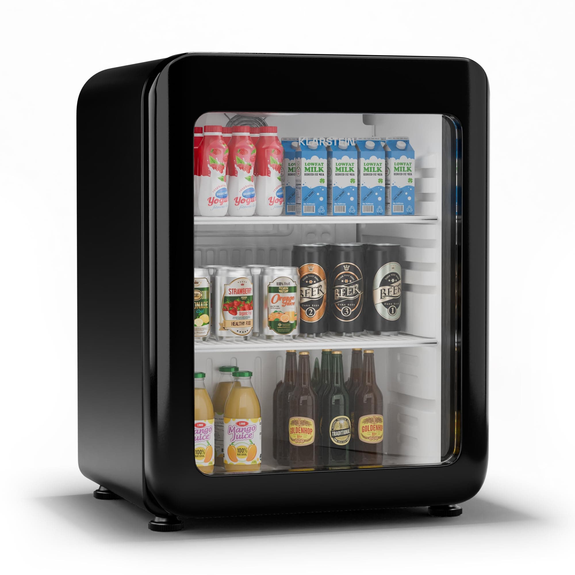 Klarstein Audrey Evo Getränkekühlschrank Mit Glastür - 68L 🥂