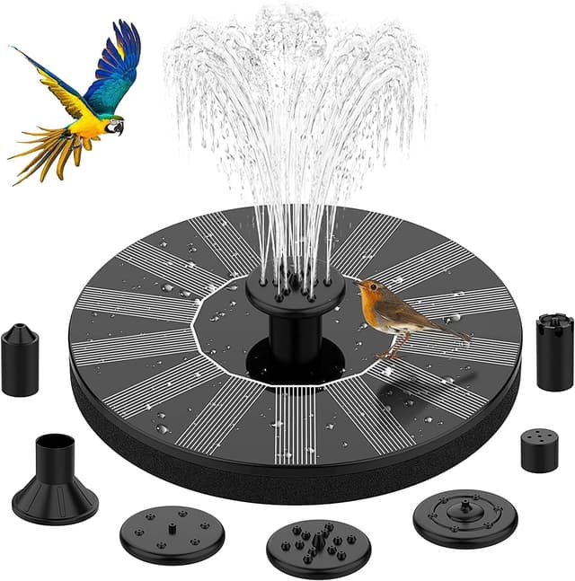 🌞🌿 Solar Springbrunnen für Draußen 🦜🐟