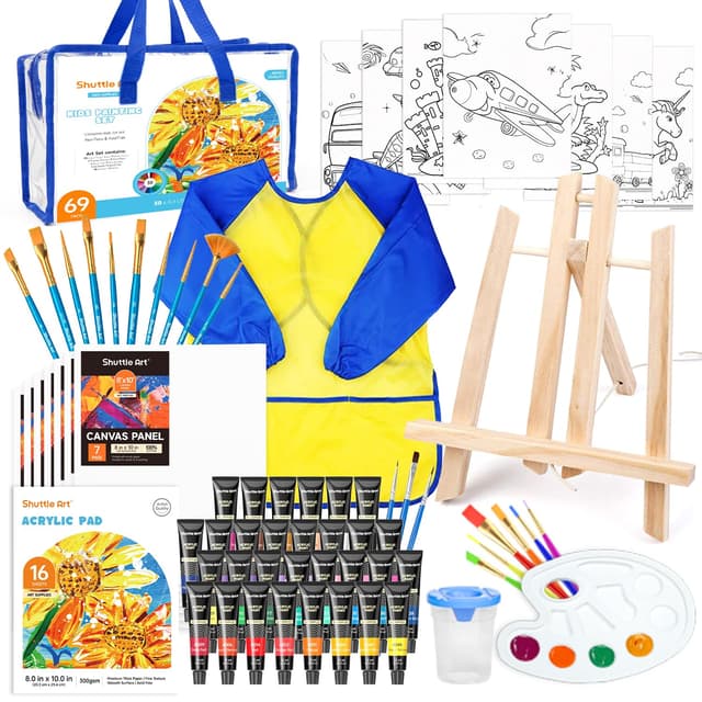 Shuttle Art Malset für Kinder 🎨 69 teiliges Kindermalset