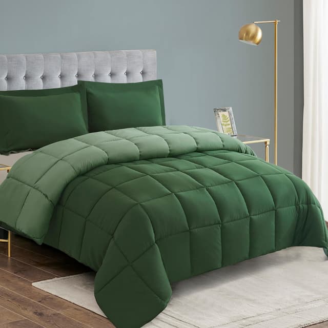 🌿 HIG Bettdecke 200x200 cm Set mit 2 Kissenbezügen - Umweltfreundlich und Gemütlich 🌿