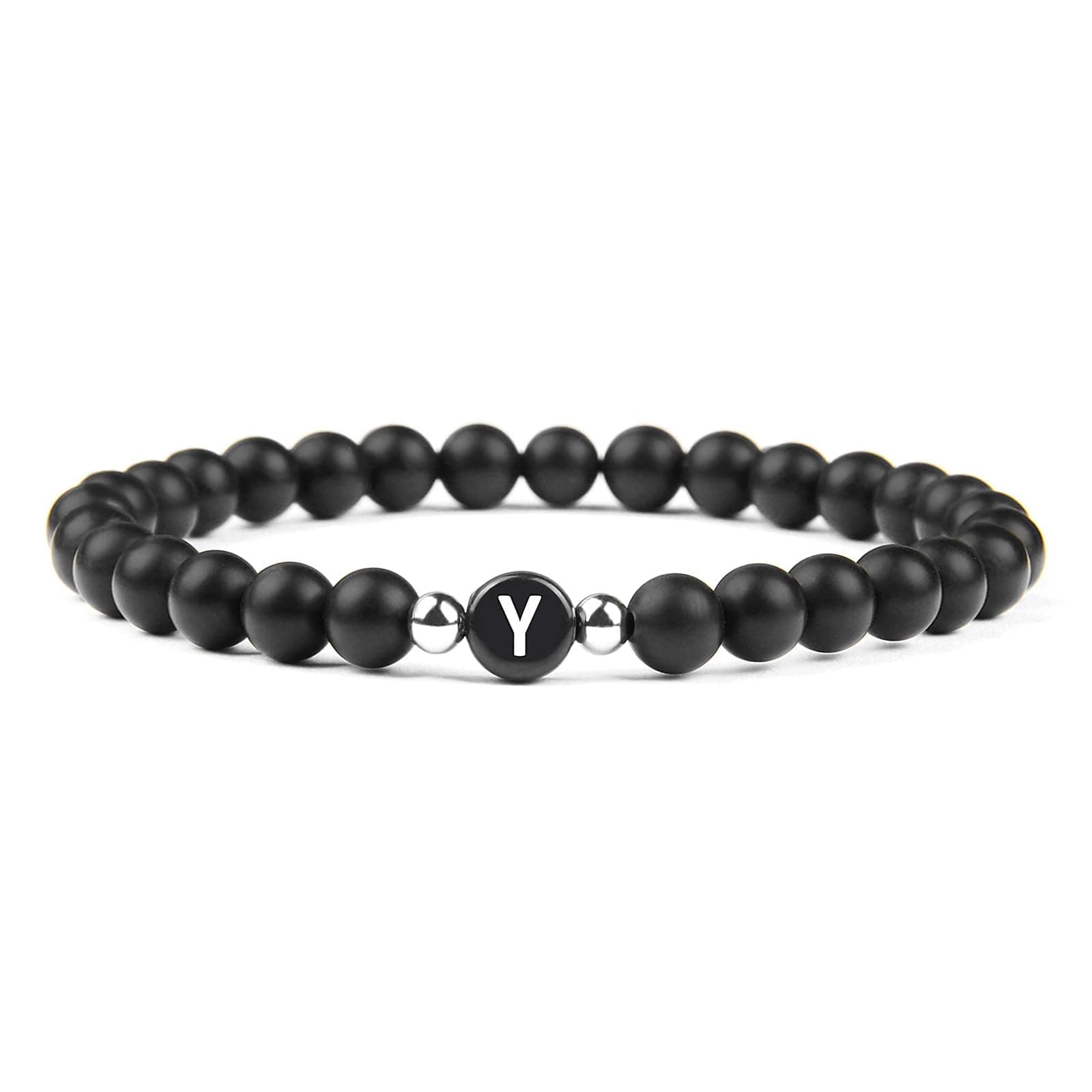 🌟 APMGONT Damen Herren Perlen Buchstaben Armband - 50% Rabatt! 🌟