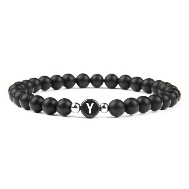 🌟 APMGONT Damen Herren Perlen Buchstaben Armband - 50% Rabatt! 🌟