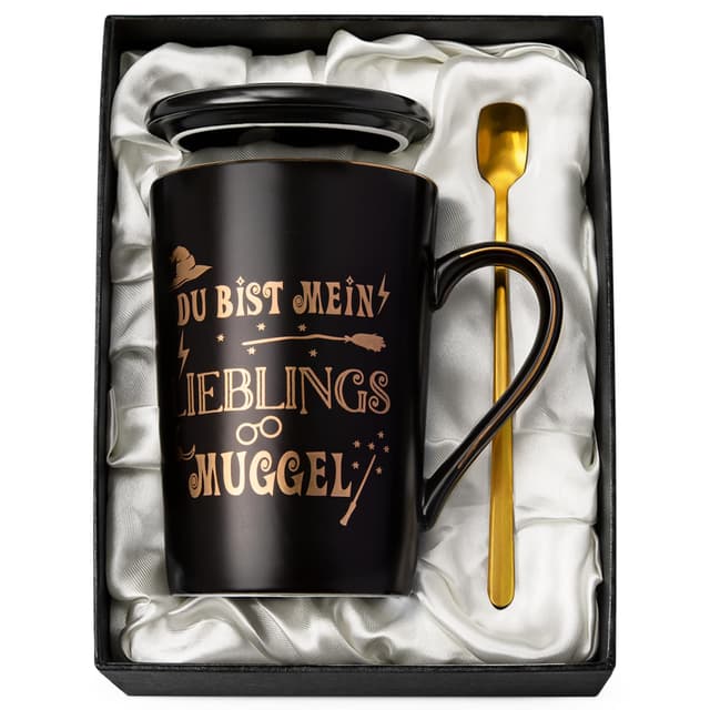 Lustige Partner Geschenke Tasse - Du bist mein Lieblings-Muggel 🎁🎉