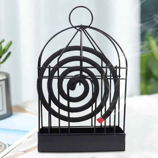 🦟 Mückenspirale Metall Halter für Zuhause | Schwarz 🖤