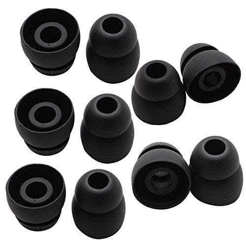 🎧 8 Alitutumao Ersatz In-Ear Silikon Ohrstöpsel Ohr Buds mit Eva Hard Case Tragetasche - Gelb