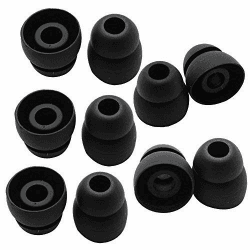 🎧 8 Alitutumao Ersatz In-Ear Silikon Ohrstöpsel Ohr Buds mit Eva Hard Case Tragetasche - Gelb