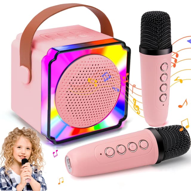 🎤 Geschenk Mädchen 4-12 Jahre: Karaoke Maschine Kinder Spielzeug
