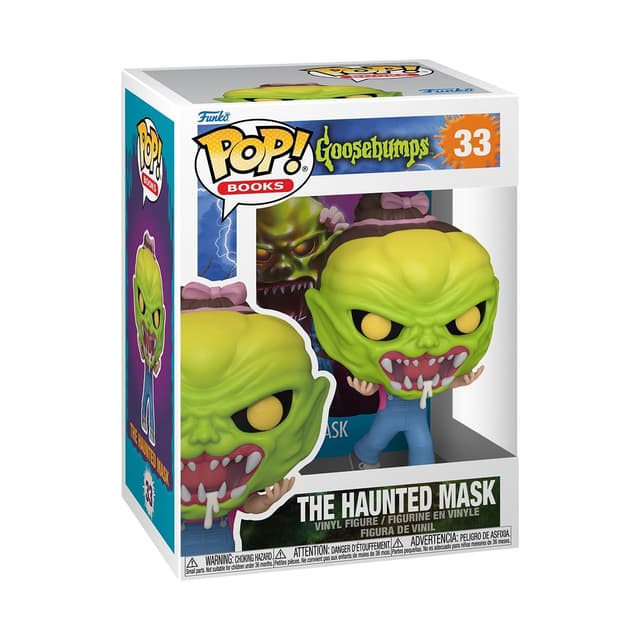 Funko Pop! Books: GBS– The Haunted Mask​ - Goosebumps - Vinyl-Sammelfigur - Geschenkidee - Offizielle Handelswaren - Spielzeug Für Kinder und Erwachsene - Movies Fans - Modellfigur Für Sammler