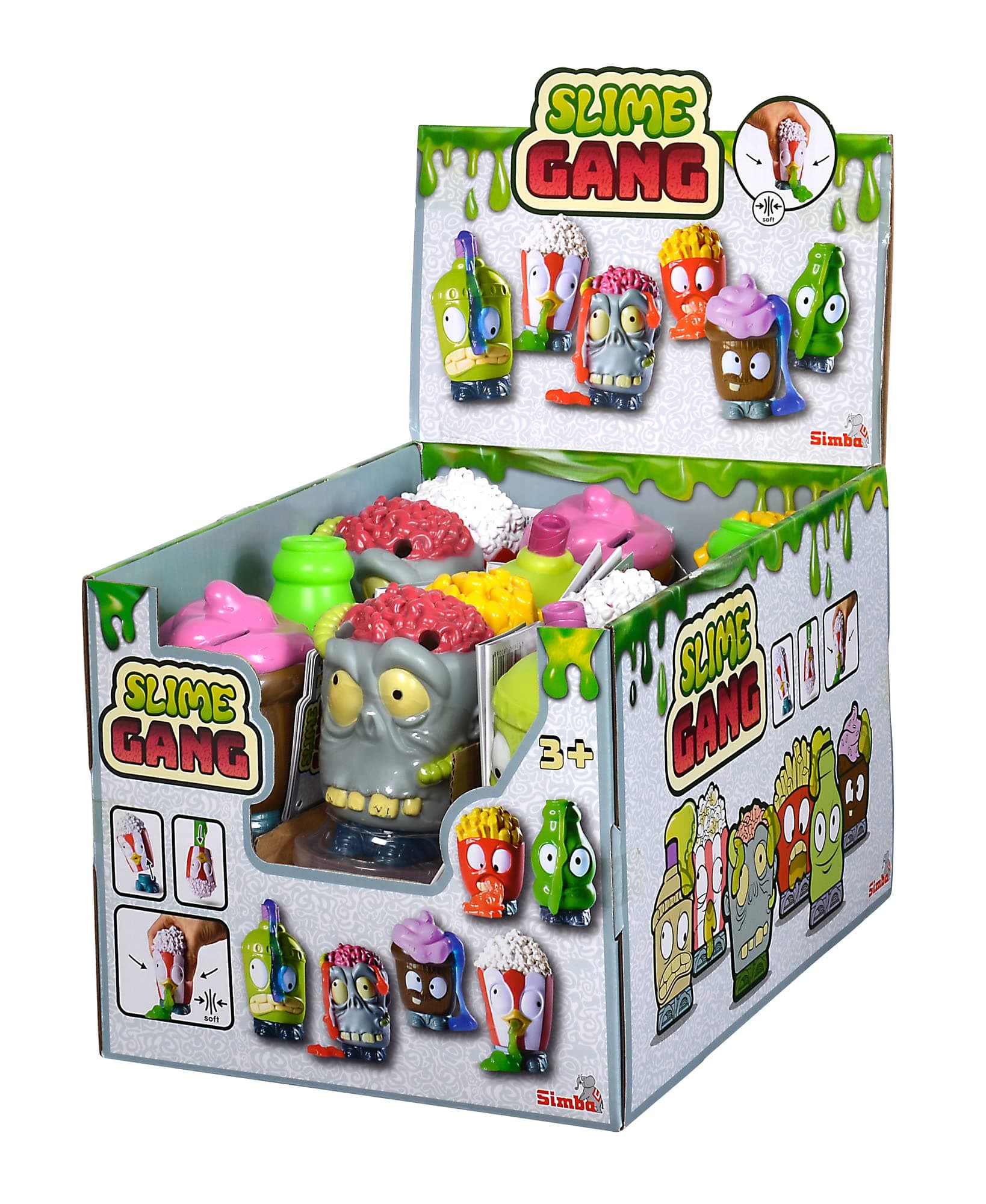 🌟 Super Deal! Simba 105952520 - Slime Heads Quetsch Figuren 6-Fach Sortiert 🌟