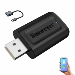 🚗📱 Sunweyer 2024 Kabelloser CarPlay & Android Auto-Adapter 2 IN 1 Auto Connect Box