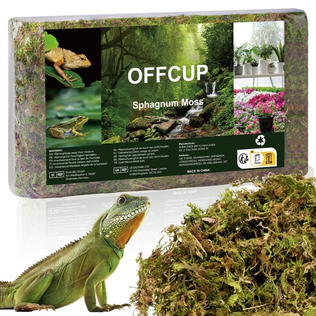 Angebot: OFFCUP 150g Prämie Sphagnum Moos für Terrarium 🌿 Natürliches Terrarienmoos